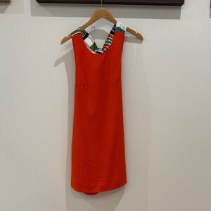 Lulu's Bright Orange Dress